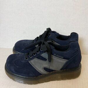 Dr. Marten's Sneaker Shoes US 5 Navy Blue Gray Detail Suede